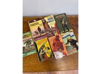 Vintage Indian/western Themed Paper Backs Incl: Doc Holiday