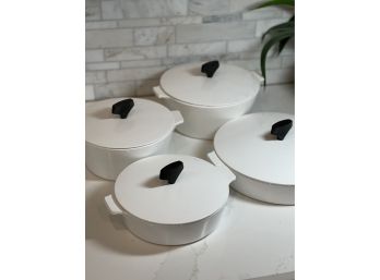 Vintage Corningware Buffet Servers With Bakelite Knobs, Perfect For Parties And Entertaining