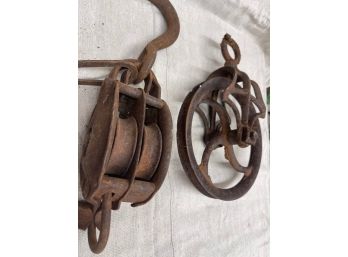 More Barn Finds:  Serious Cast Iron Pulleys