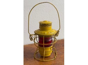 Vintage Collectible Adams And Westlake Railroad Lantern, RARE