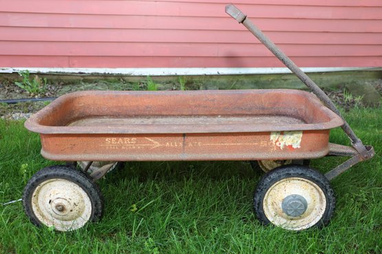 LOT 143 - OLD SEARS RED WAGON