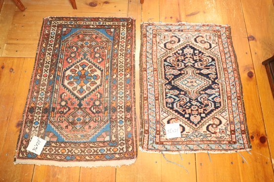 LOT 324 - TWO VERY NICE RUGS , GREAT COLORS!