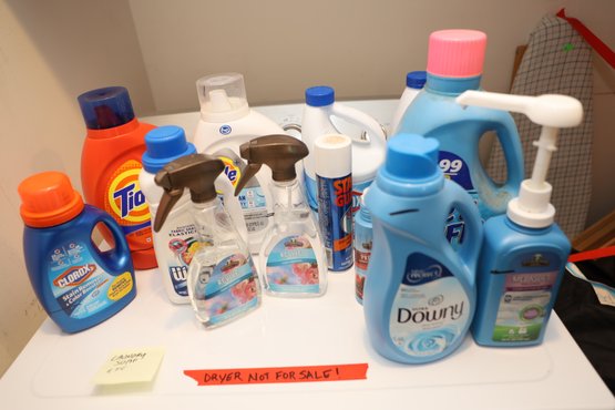 LOT 341 - DETERGENTS AND MORE (WASHING MACHINE NOT FOR SALE)