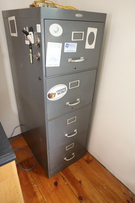 LOT 386 - METAL FILE CABINET  - UPSTAIRS