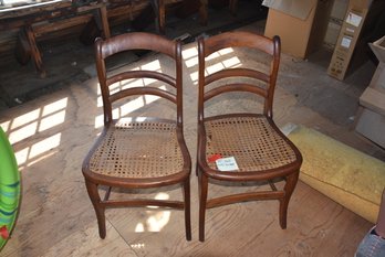 LOT 4 - TWO ANTIQUE CHAIRS