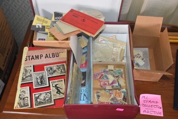 LOT 27 - VERY OLD STAMP COLLECTION, NOT SEARCHED!