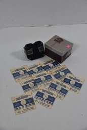 LOT 35 - VINTAGE ONE OWNER, VIEW-MASTER, WITH SLIDES AND BOX!