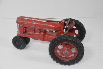 LOT 36 - VINTAGE HUBLEY TRACTOR WITH A SPRING SEAT