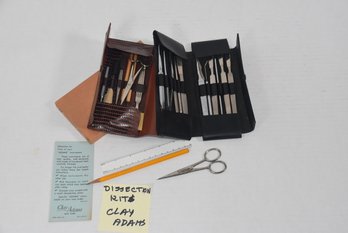 LOT 41 - EARLY DISSECTION KITS, CLAY ADAMS, GERMANY, ORIGINAL OWNER