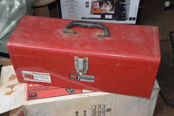 LOT 119 - VINTAGE MECHANICS TOOL BOX, WATERLOO INDUSTRIES INC