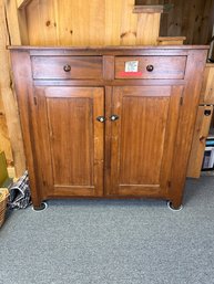 332 - ANTIQUE CABINET, VERY NICE! GROUND LEVEL