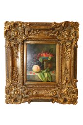 LOT 42 - STUNNING OIL ON CANVAS IN AMAZING FRAME, SIGNED, G. DEWEY (MUST SEE THIS AMAZING ART!)