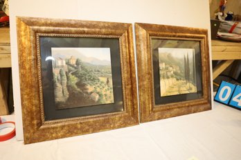 LOT 44 - TWO FRAMED WALL HANGING PIECES