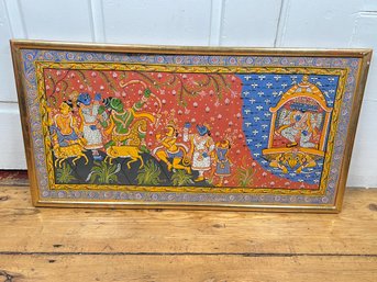 213 - VERY UNIQUE FRAMED PEICE, THAI GODS