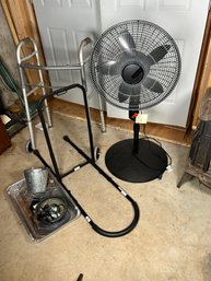 364 - FAN, WALKER AND OTHR ITEMS SHOWN