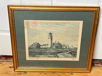 239 - A EDEL, HIGHLAND LIGHT, IN NICE FRAME! REALLY NICE