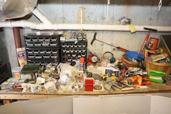 LOT 145 - ALL ITEMS ON TOP OF WORK BENCH (WORK BENCH NOT INCLUDED)