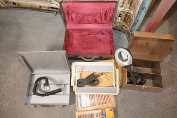 LOT 257 - METAL LOCK BOXES AND MORE