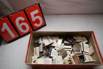 LOT 165 - VINTAGE MATCH BOXES LOT