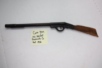 LOT 192 - AMAZING CORK*GUN PAT.D 1916 ! (NOT A REAL*GUN AS REQUIRED TO POST)