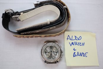 LOT 4 - ALDO WATCH AND BANDS