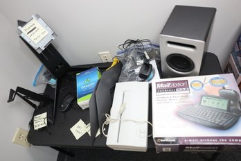 LOT 94 - ELECTRONICS AND STANDS AND MISC.