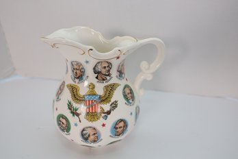 LOT 37 - PRESIDENTIAL PITCHER DATED 1965