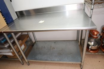 9 - STAINLESS STEEL TABLE