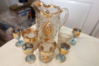 LOT 89 - VINTAGE GLASSWARE AS SHOWN