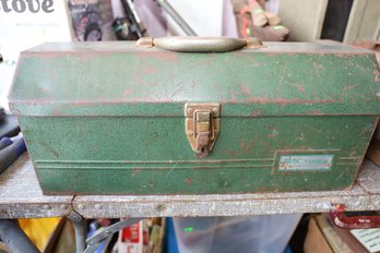 LOT 56 - VINTAGE S-K TOOLS TOOLBOX, WITH CONTENTS
