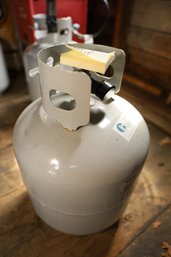 LOT 74 - PROPANE TANK, FEELS MOSTLY FULL, THESE ARE $70 NOW AT STORES!