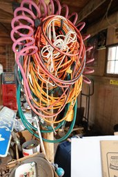 LOT 81 - HOSES , CORDS, WATERER