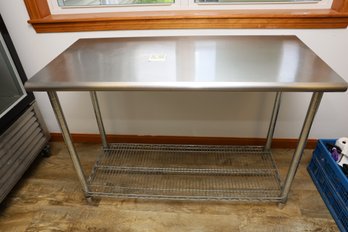 69 - STAINLESS STEEL TABLE