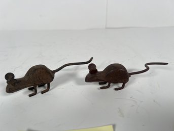 174 - HANDCRAFTED METAL MICE