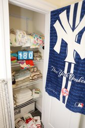 LOT 180 - ENTIRE CLOSET OF TOWELS - MANY ARE NEW STILL!