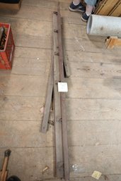 LOT 125 - ANTIQUE BARN DOOR TRACK - ABOUT 75'