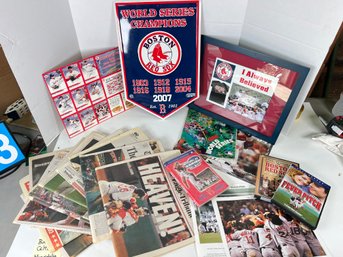 72 - RED SOX RELATED ITEMS