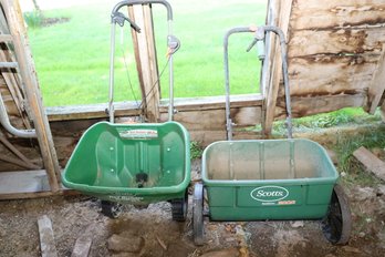LOT 172 - TWO LAWN SPREADER