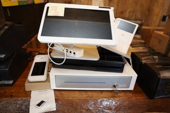 156 - HIGH END POINT OF SALE SYSTEM WITH PORTABLE CARD READER AND CASH REGISTER