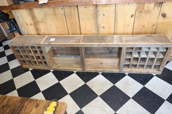 158 - CUSTOM MADE OUT STORAGE FOR GLASSES / WINE BOTTLES OR ANYTHING ELSE