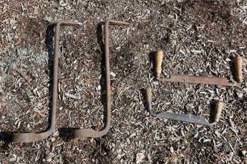 LOT 3 - ANTIQUE TOOLS AND MORE
