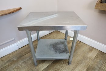 163 - STAINLESS STEEL TABLE