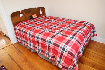 LOT 15 - BED AND SHEETS AND HEATED BLANKET