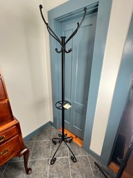 235 - HEAVY CAST COAT  HAT STAND, REALLY NICE!