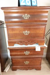 LOT 265 - TWO VAUGHN BASSELL SIDE TABLE/DRESSERS