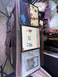 115 - VERY NICE VINTAGE RECORDS, IN FRAMES!