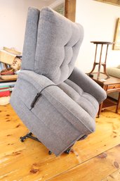 LOT 216 - REMOTE POWER LIFT RECLINER CHAIR - THESE ARE OFTEN $1500-$2000 NEW! WORKS GREAT!