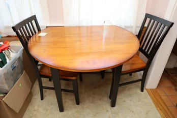 LOT 262 - TABLE AND TWO CHAIRS