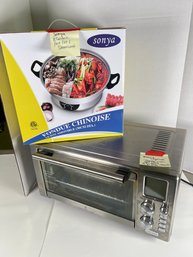 168- FONDUE CHINOISE AND TOASTER OVEN