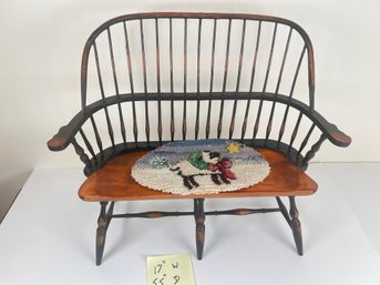 304 - MINI EARLY WINDOR TYPE BENCH CHAIR, VERY COOL! VERY DETAILED!